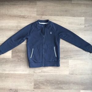4 for $25.  Boys navy blue zip up sweater jacket